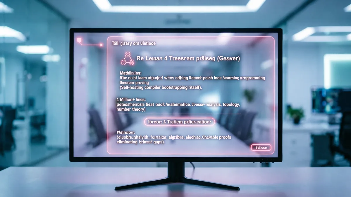 Lean 4 定理证明器