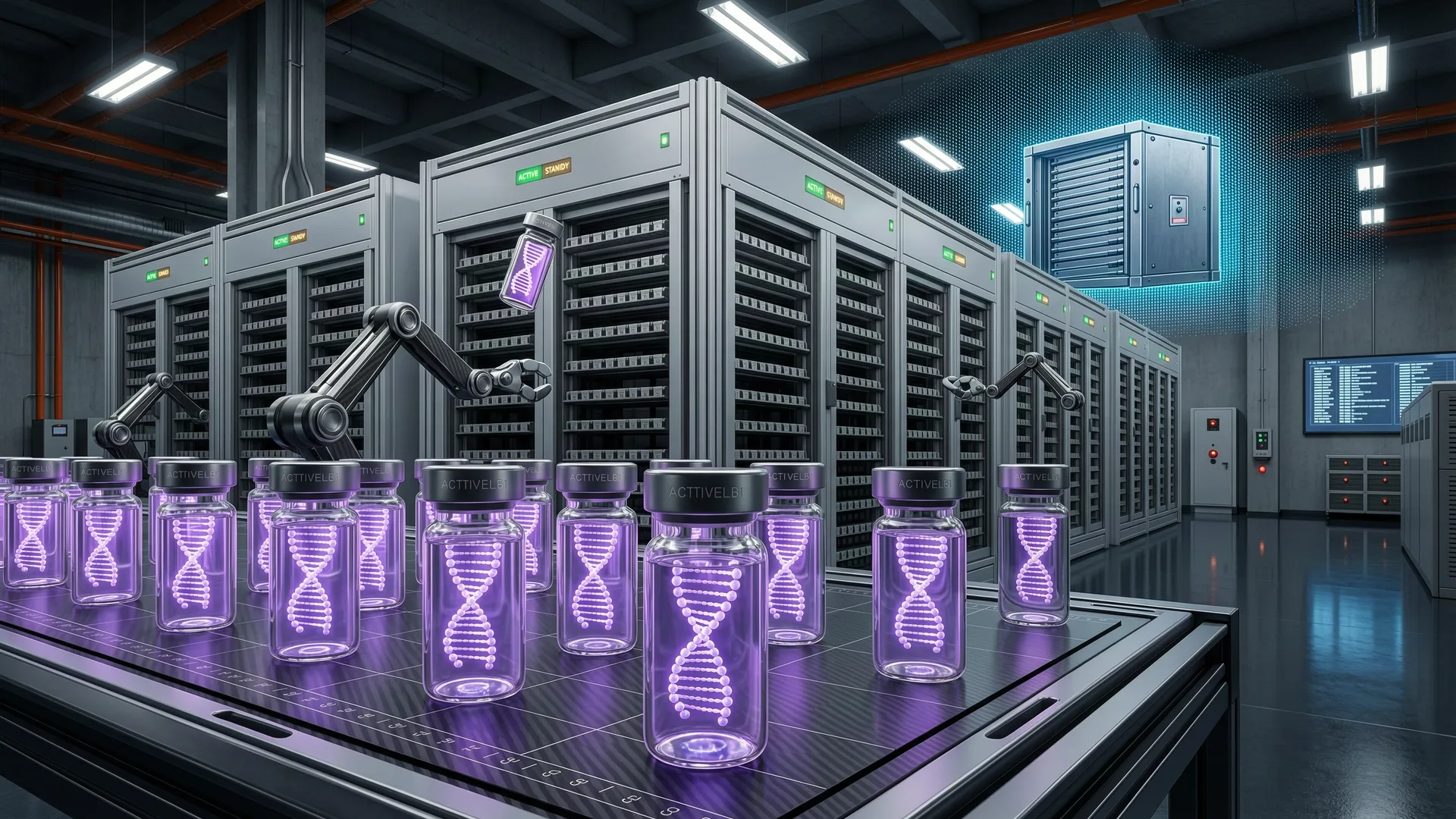 DNA 冷存储设施