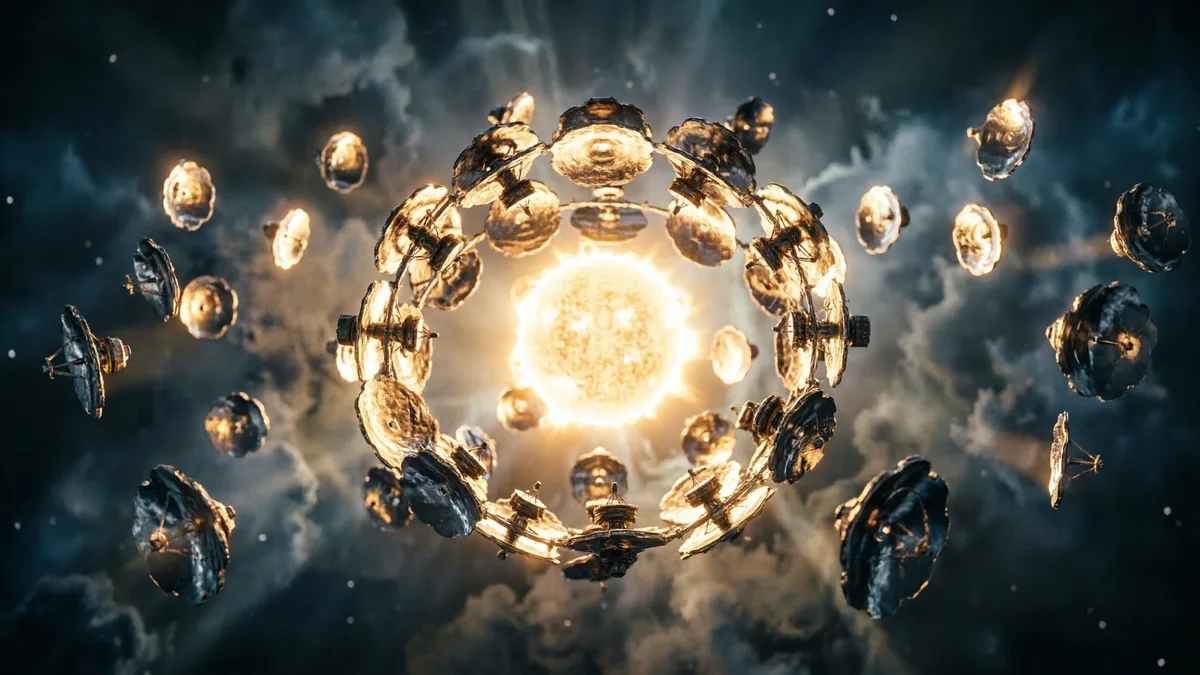 环绕恒星运行的戴森云卫星群