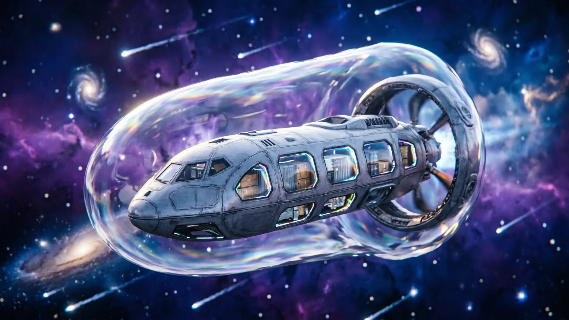 曲率泡星际转移航天器