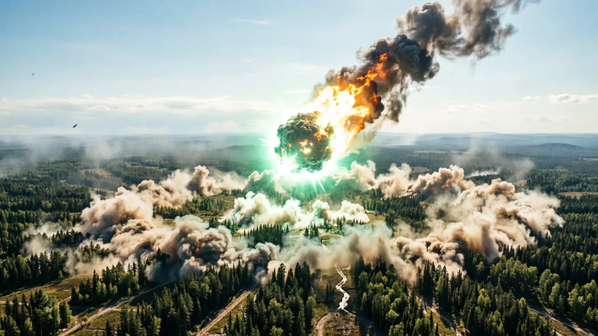 通古斯事件空中爆炸与森林摧毁