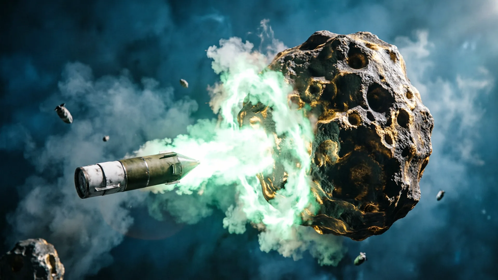 核爆偏转近地小行星应急方案